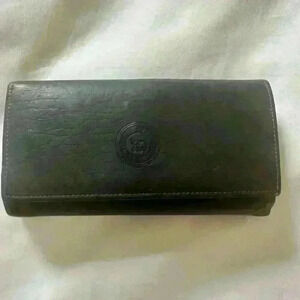 Elephant Leather Goods Continental Wallet - Gray